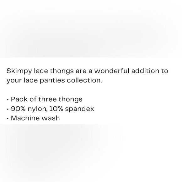 Honeydew 3 pack low rise thongs - Picture 2 of 3